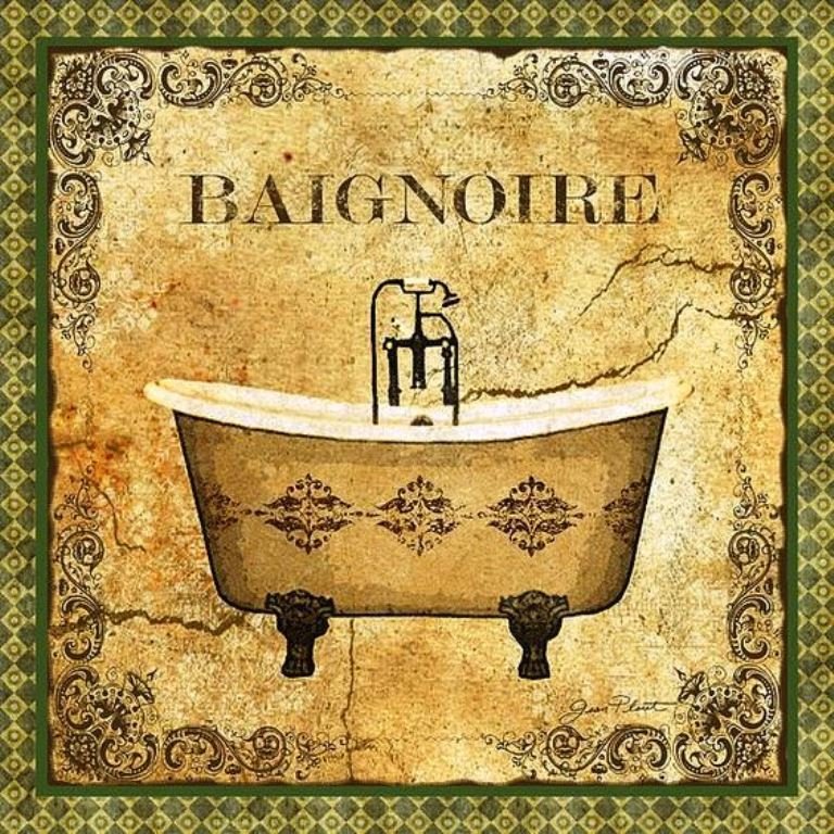 Ванная - винтаж, арт - оригинал