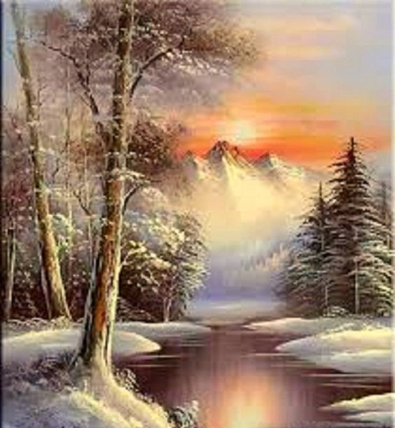 peisaj de iarna - оригинал