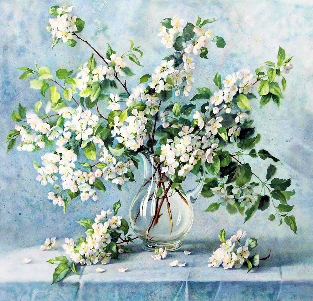 Елена Базанова - цветение, елена базанова, букет - оригинал