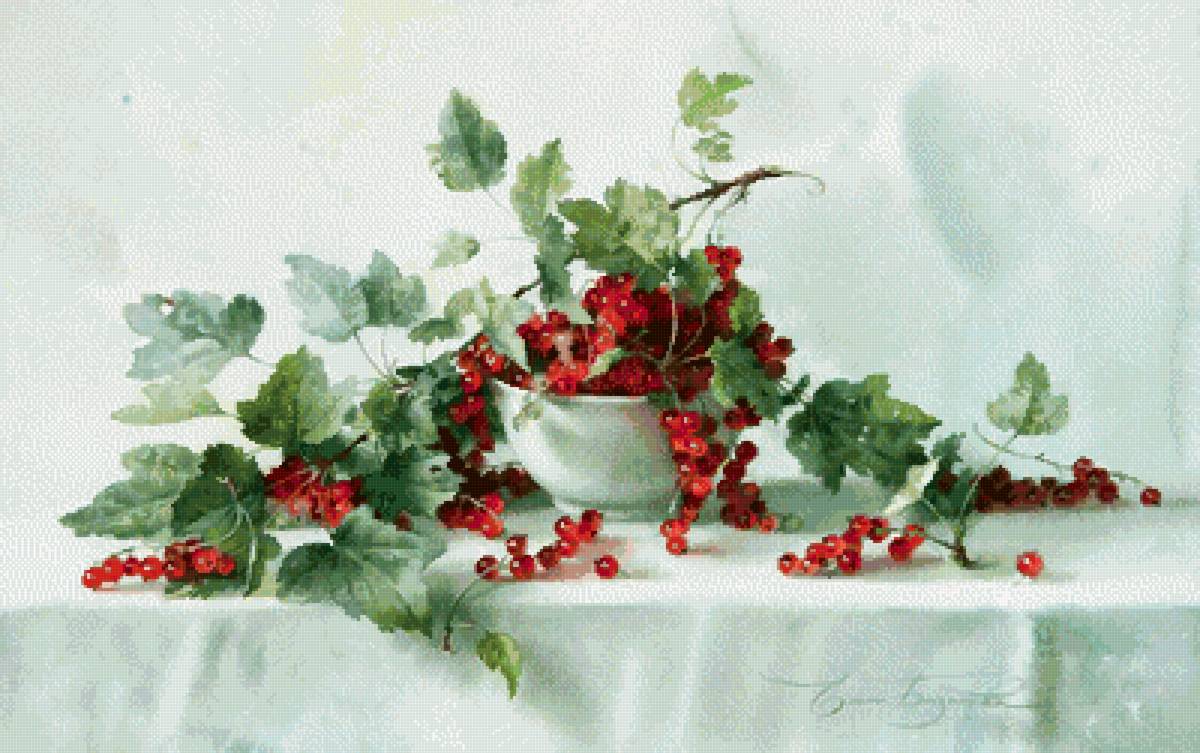 Базанова Елена - натюрморт, ягоды, елена базанова - предпросмотр