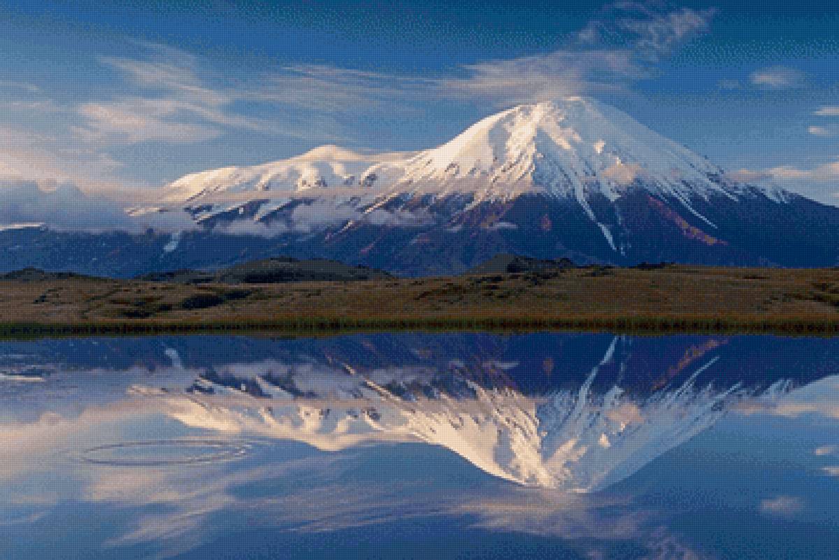 Природа - горы; вулканы; вода; река; озеро - предпросмотр