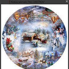 Схема вышивки «Kar kuresi»