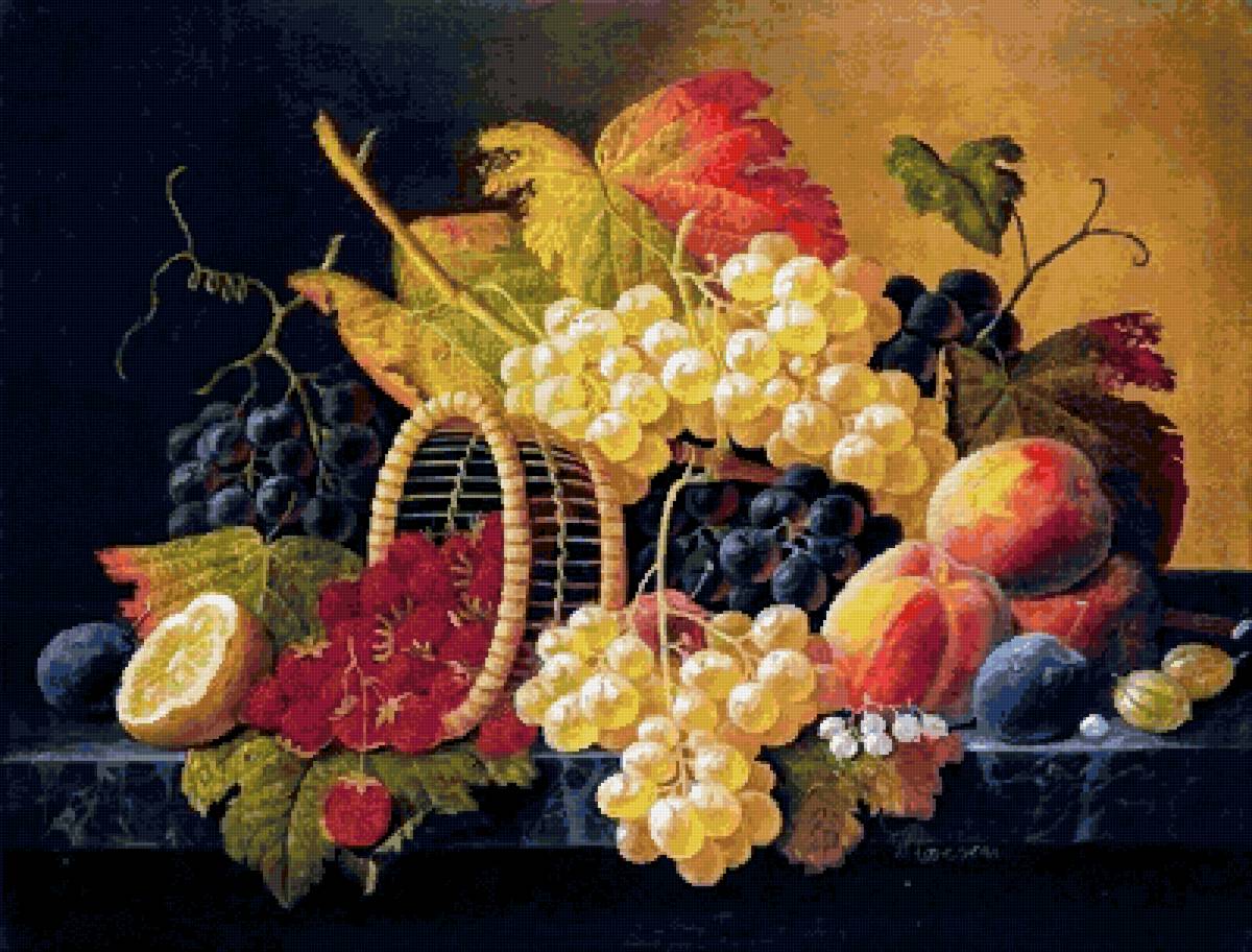 №2616033 - натюрморт, северин розен, фрукты - предпросмотр