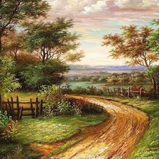 Схема вышивки «Pejsaz veci»