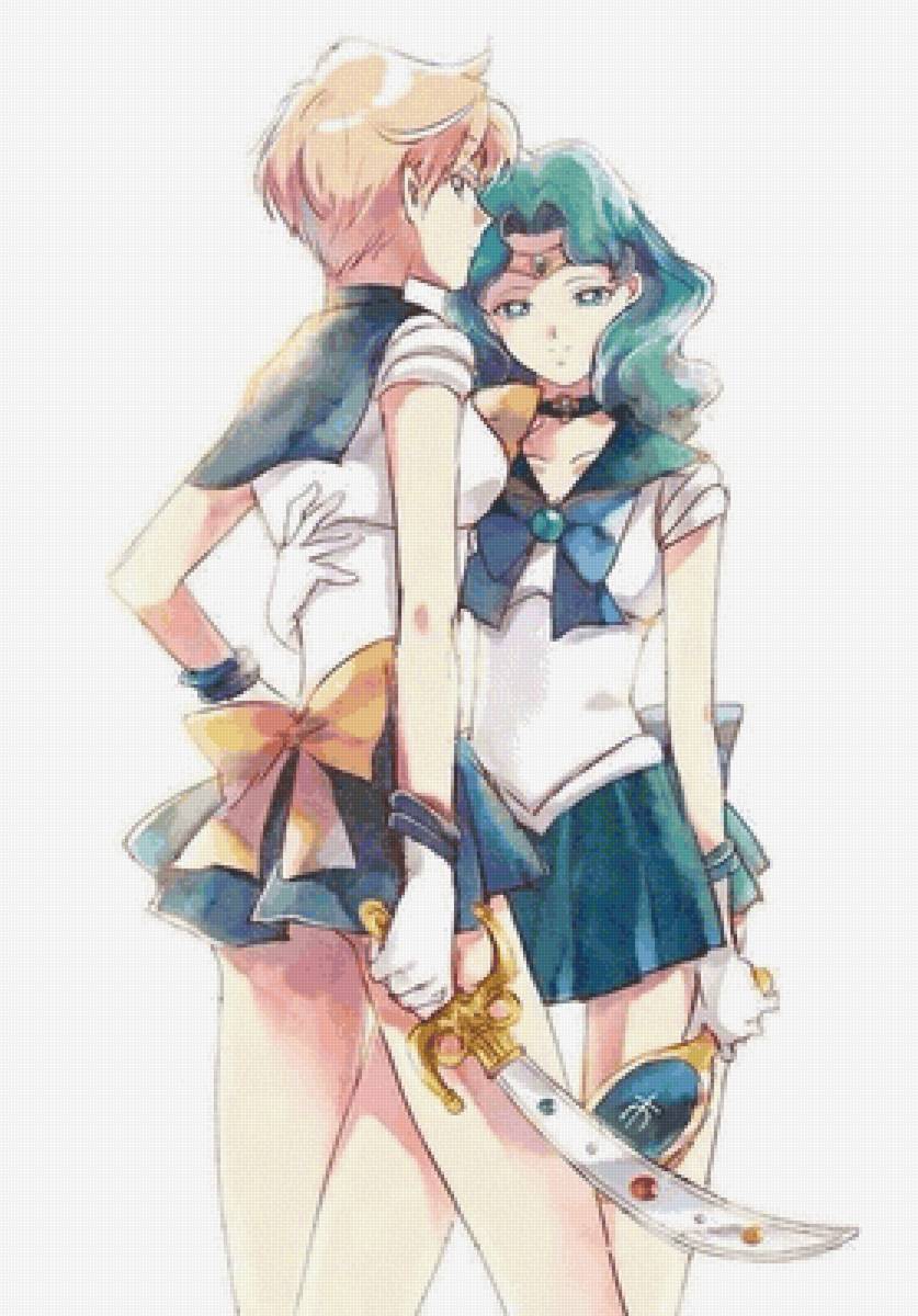 Мичиро и Харука - sailor moon - предпросмотр