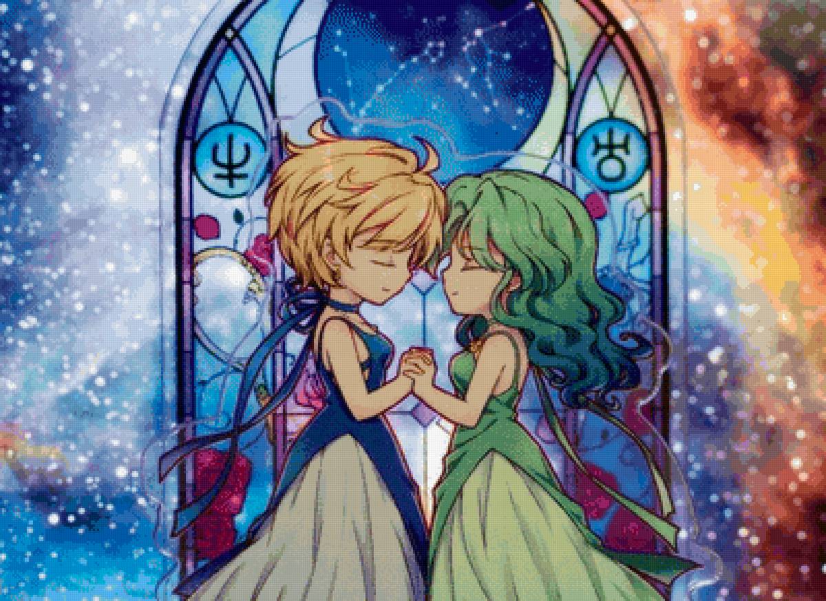 Мичиро  и Харука - уран, сайлор мун, нептун - предпросмотр