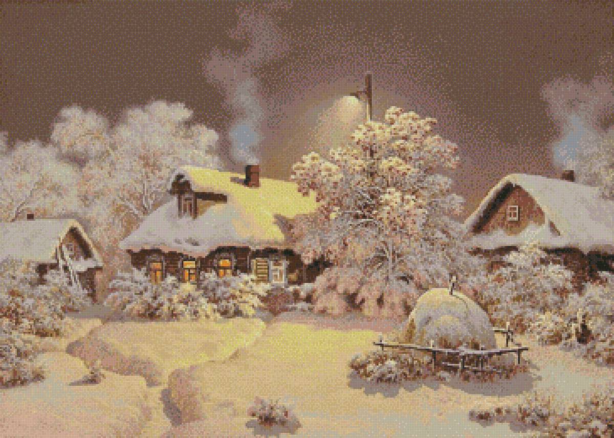 зимний вечер - предпросмотр