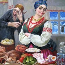 Схема вышивки «Солоха»