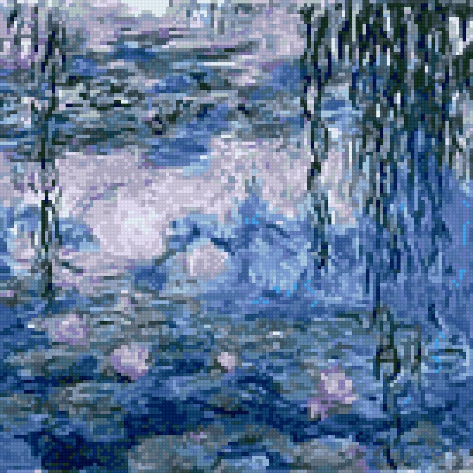 Клод Моне Водяные лилии - моне - предпросмотр