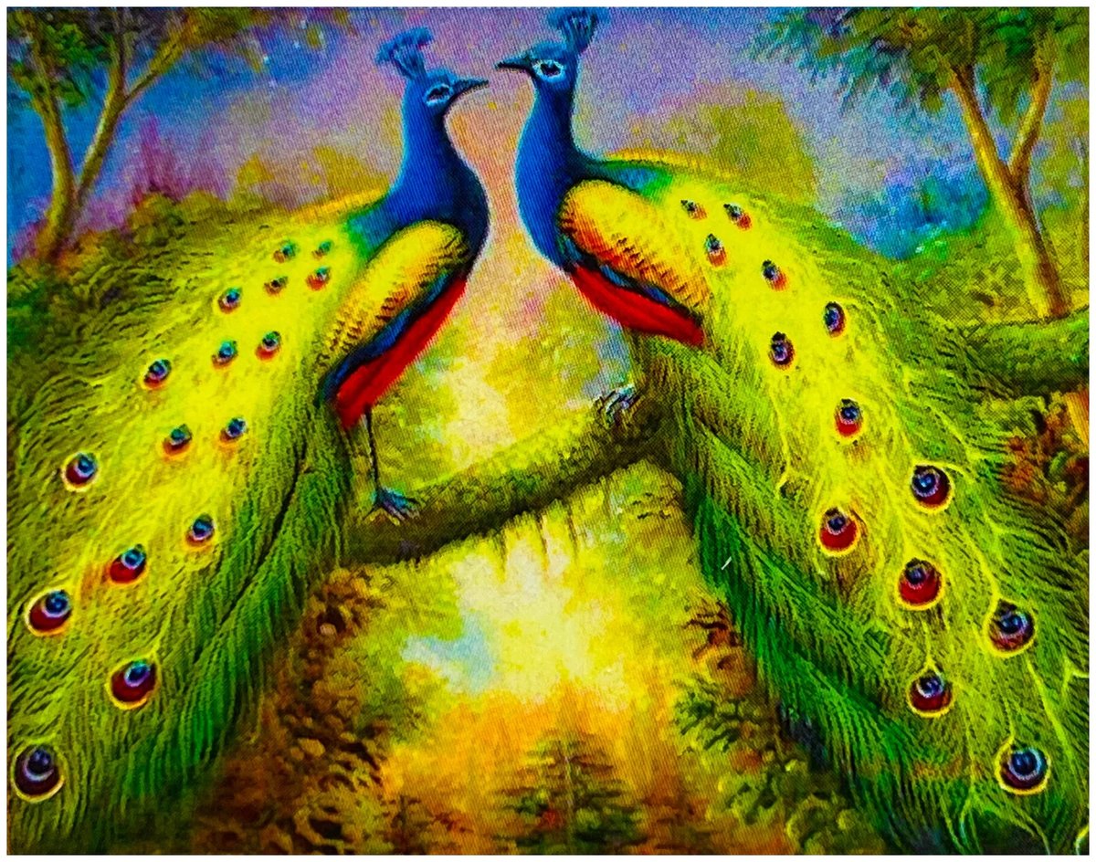 Павлины - павлины - оригинал