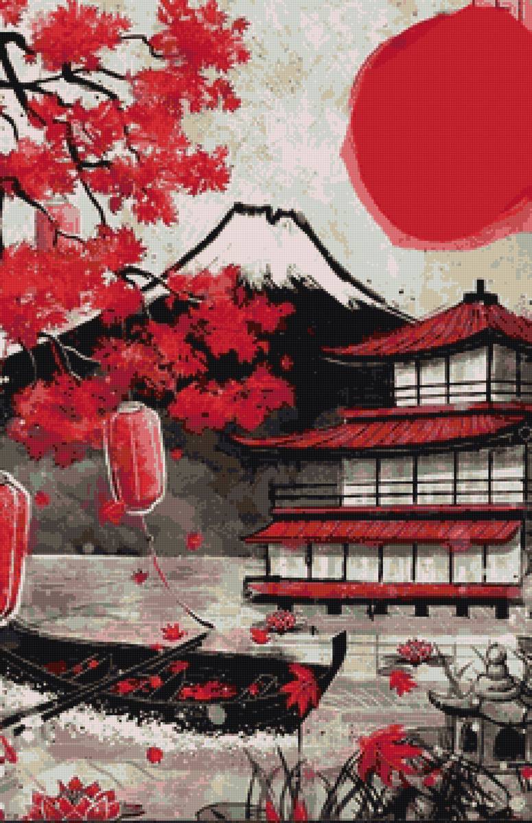 япония - фонарики, япония - предпросмотр