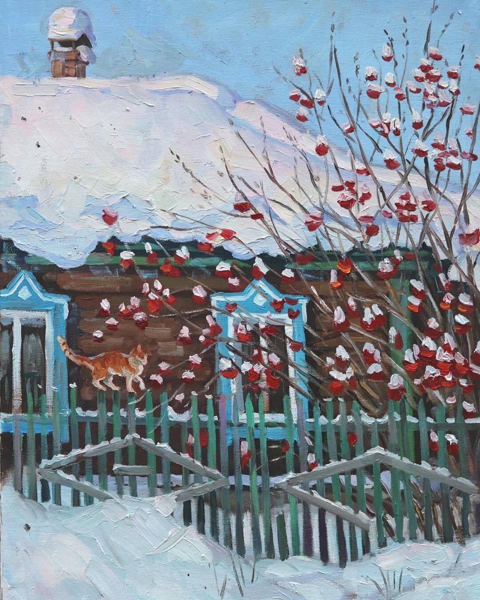 зима - дом, зима, снег - оригинал