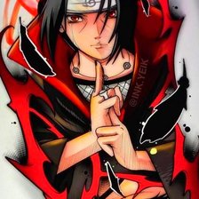 Схема вышивки «итачи»