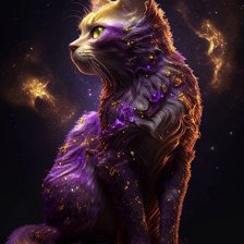 Схема вышивки «Кот»