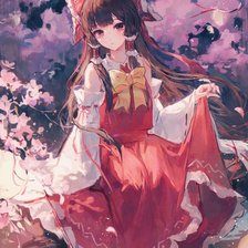 Схема вышивки «Reimu»