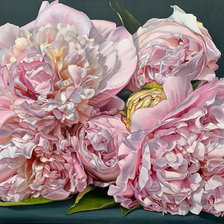 Схема вышивки «Пионы»