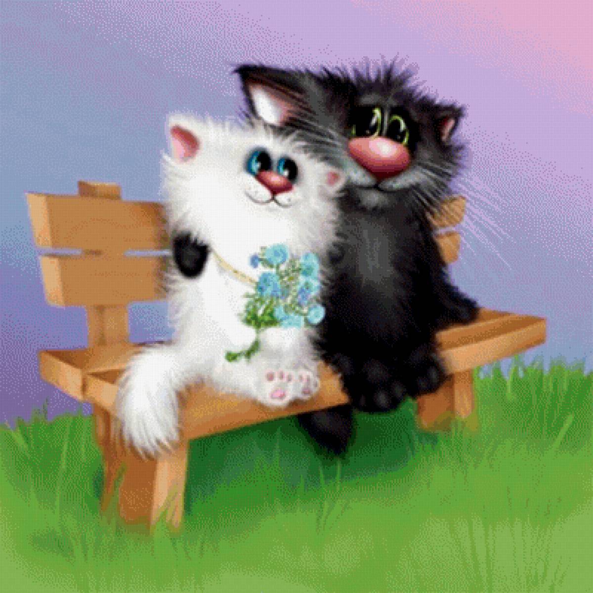 Кот, свидание, юмор - предпросмотр