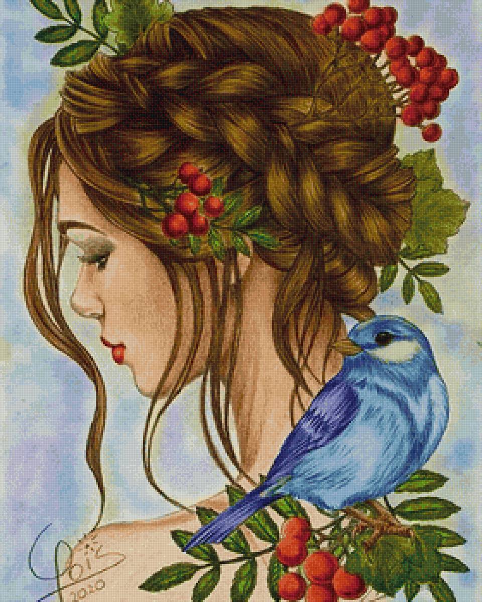 Рябина - девушка - предпросмотр