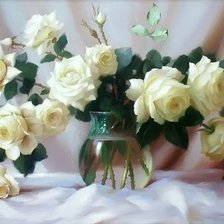 Схема вышивки «Розы»