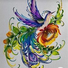 Схема вышивки «Петриковская роспись»