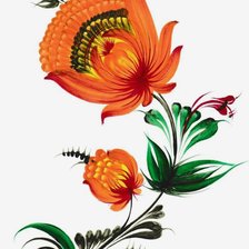 Схема вышивки «Петриковская роспись»