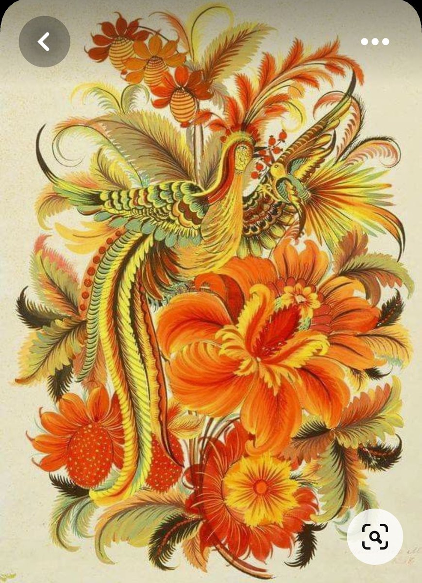 Петриковская роспись - этно - оригинал