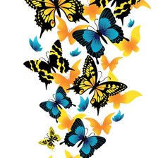 Оригинал схемы вышивки «бабочки» (№2621386)