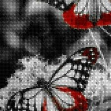 Оригинал схемы вышивки «Бабочки» (№2621578)