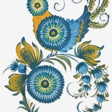 Схема вышивки «Петриковская роспись»