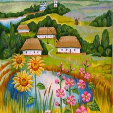 Схема вышивки «Картина»