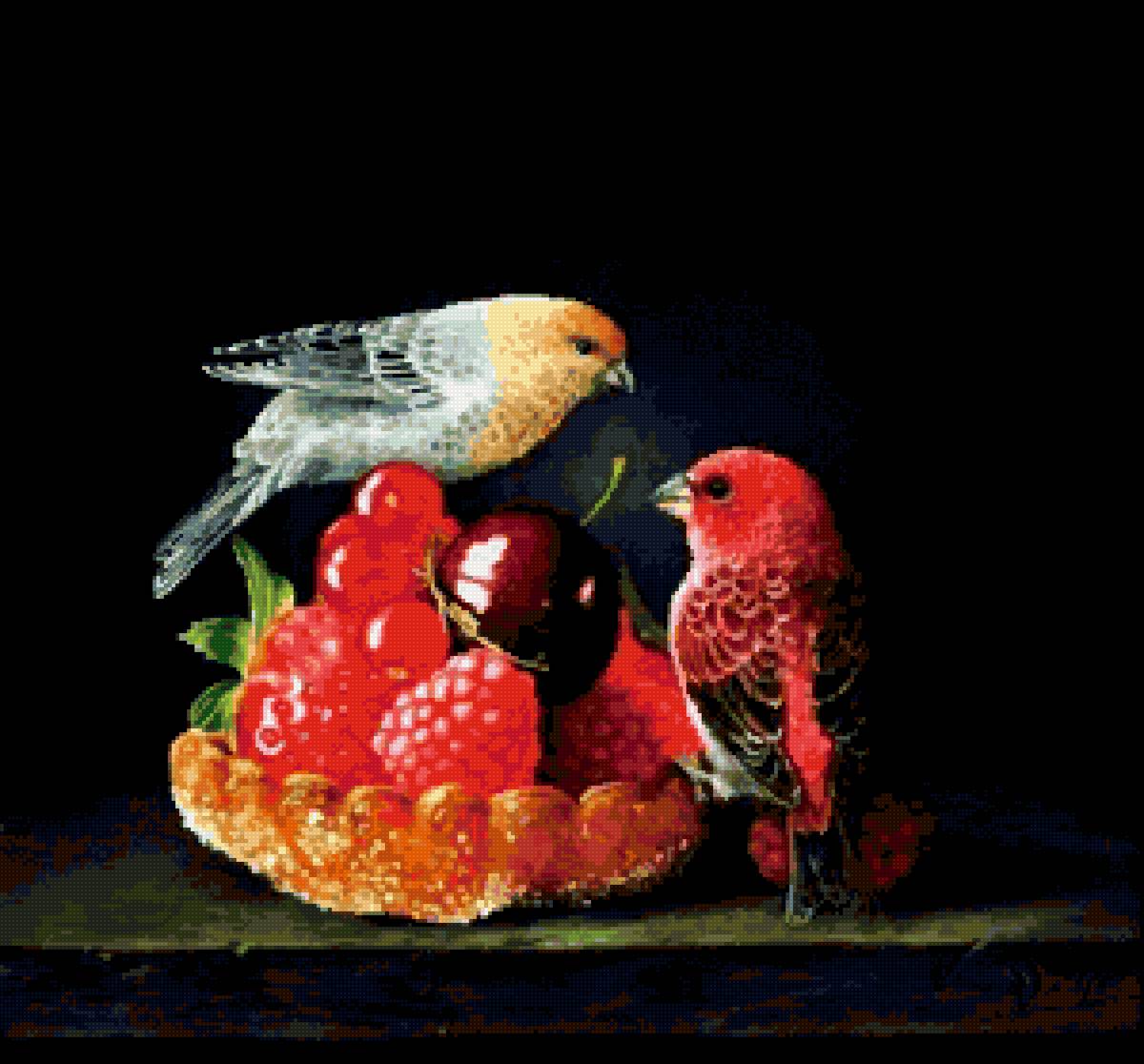 №2622030 - натюрморт, птицы - предпросмотр