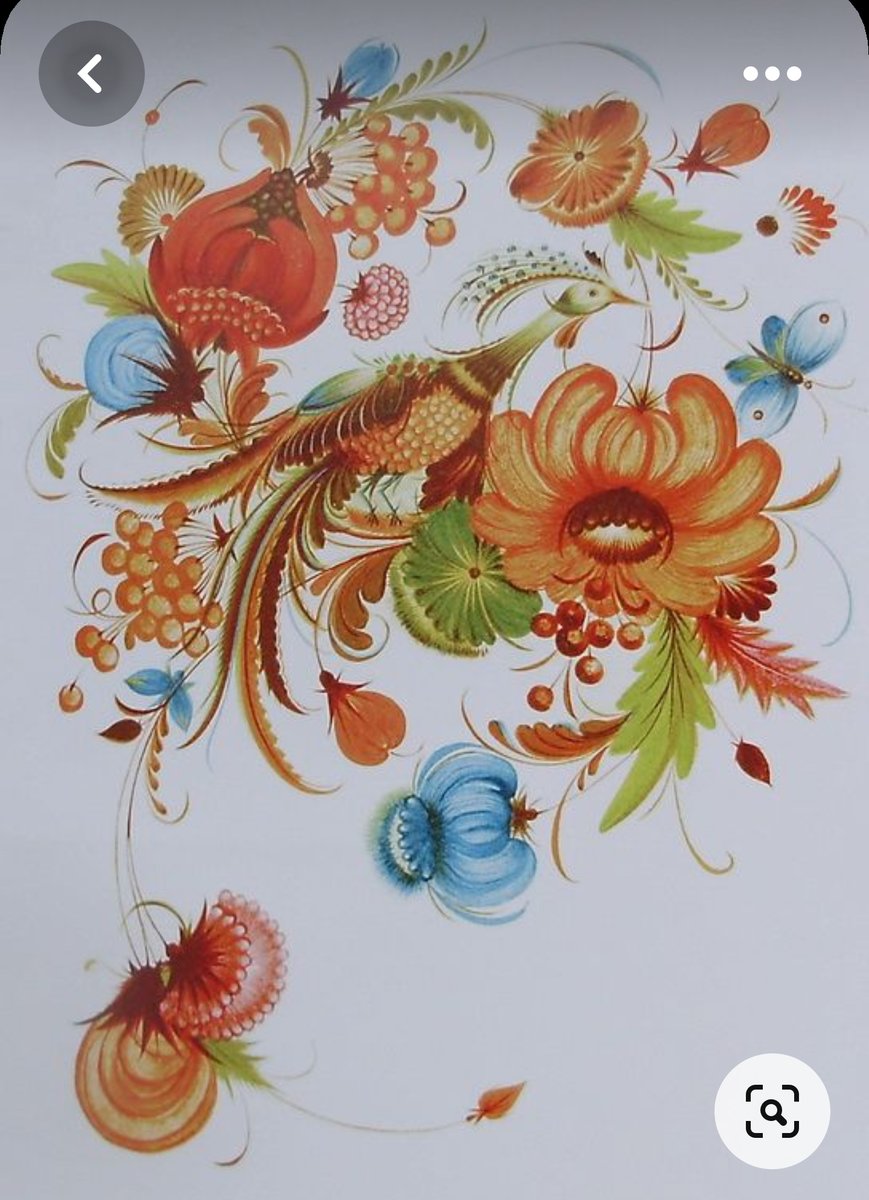 Петриковская роспись - этно - оригинал