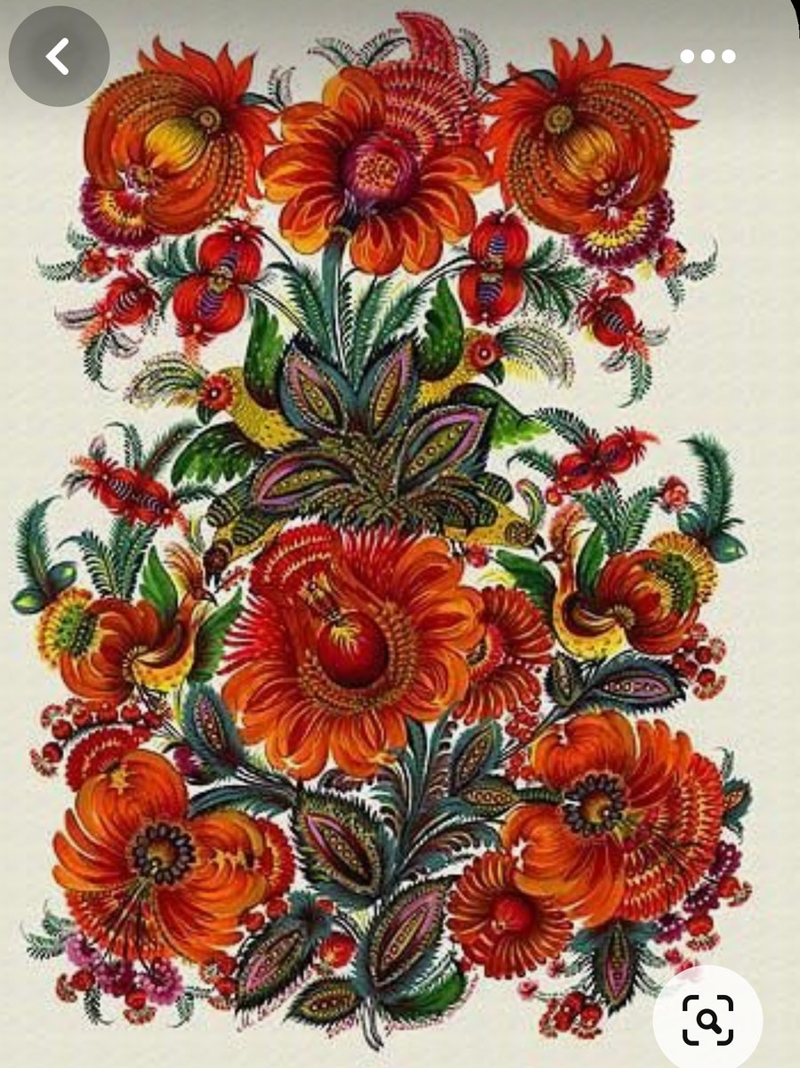 Петриковская роспись - этно - оригинал