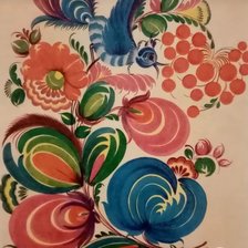 Схема вышивки «Петриковская роспись»