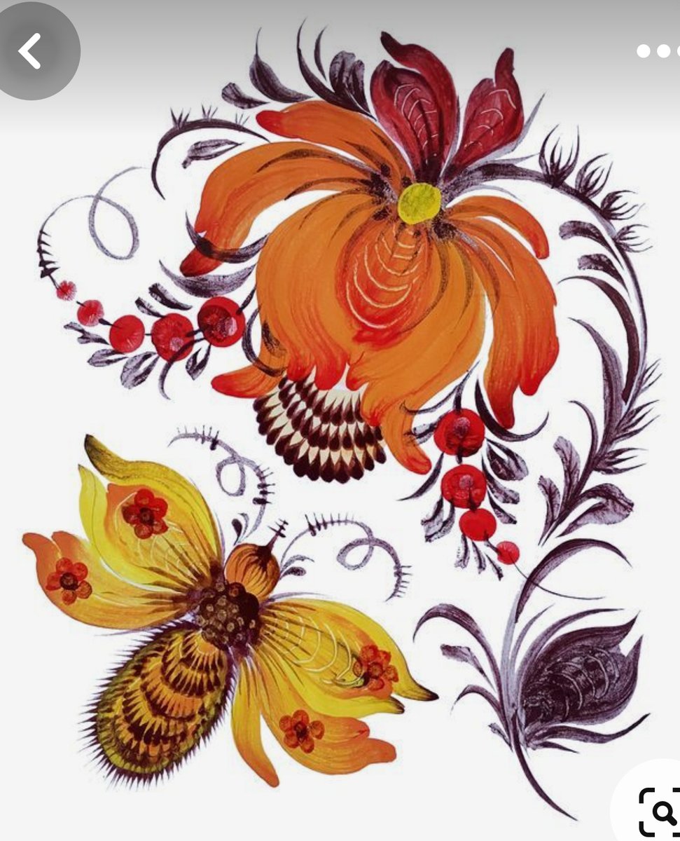 Петриковская роспись - этно - оригинал