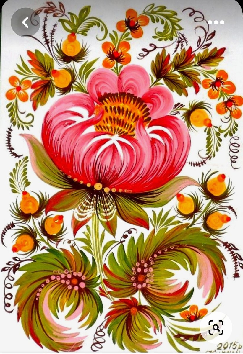 Петриковская роспись - этно - оригинал