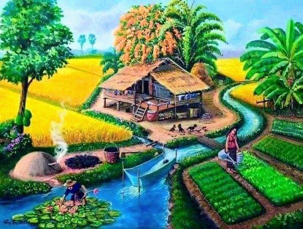 Làng quê - оригинал