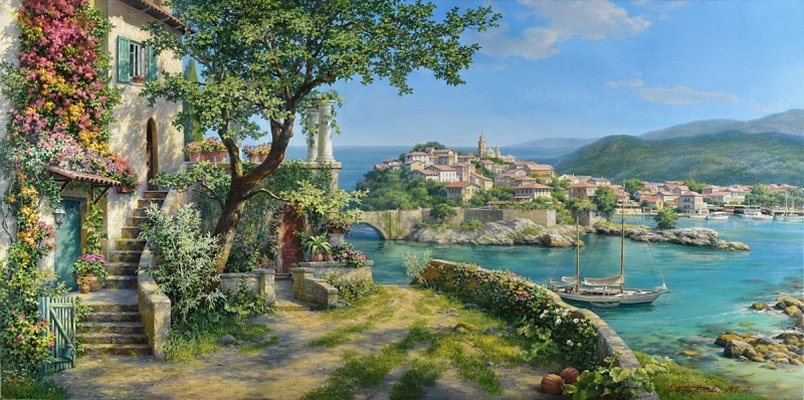 У МОРЯ - море, пейзаж, бухта - оригинал