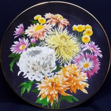 Схема вышивки «Хризантемы»
