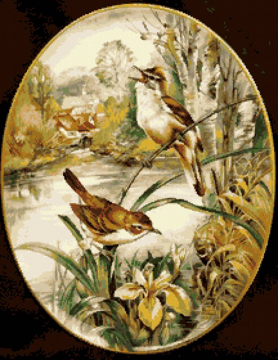 Песня для нее - река, деревня, трава, птицы, ирисы - предпросмотр