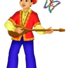 Схема вышивки «Мальчик с домброй»