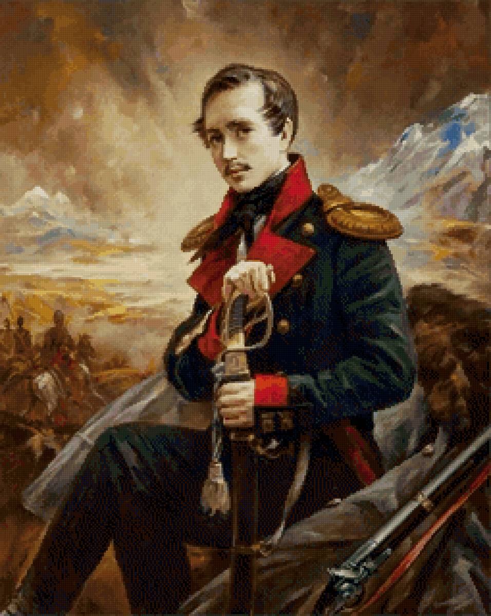 Лермонтов - картина - предпросмотр