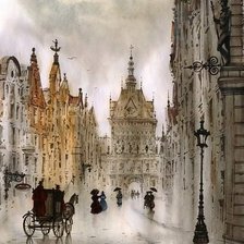 Схема вышивки «paisajes»