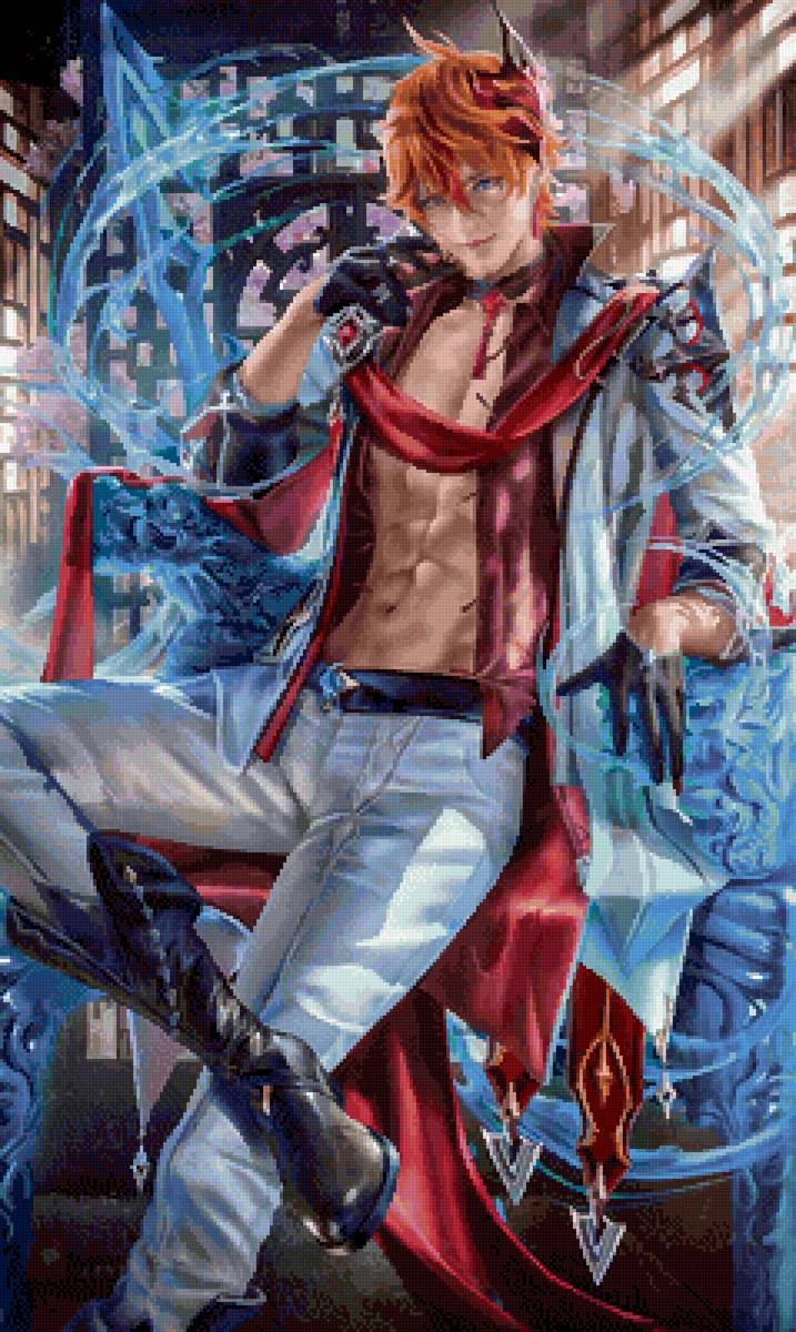 Чайлд Гидро II - геншин импакт, игра - предпросмотр