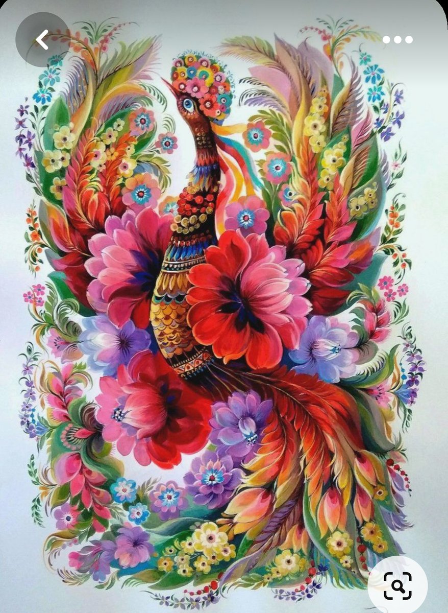 Петриковская роспись - этно - оригинал