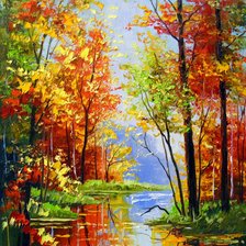 Осенний пейзаж. Ольга Дарчук