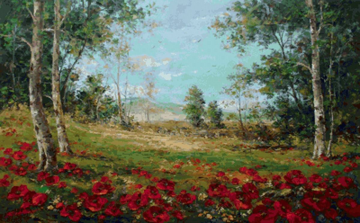Цветочная поляна - эмиль чеботару, природа, цветы, лето - предпросмотр