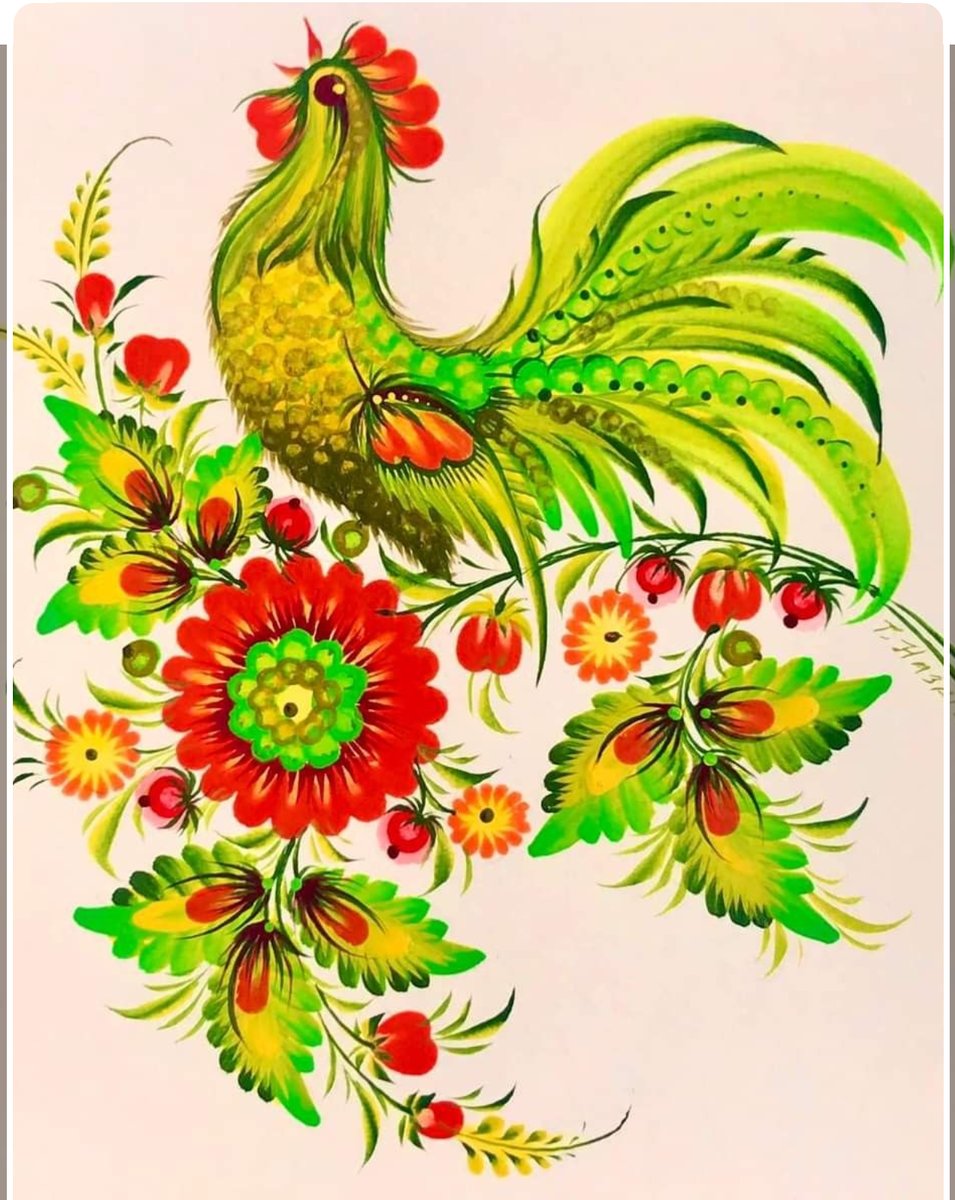 Петриковская роспись - этно - оригинал