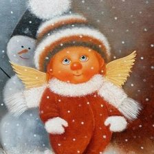 Схема вышивки «Ангел»