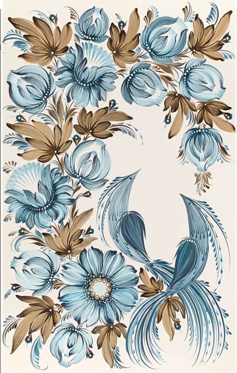 Петриковская роспись - этно - оригинал